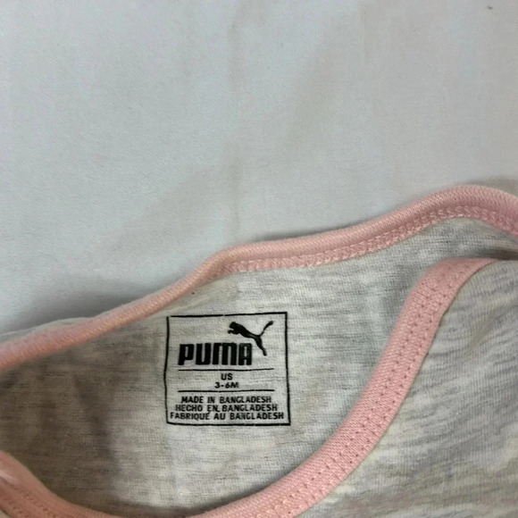 Puma - long sleeve onesie top/shirt. Size 3-6 months - Picture 2 of 3
